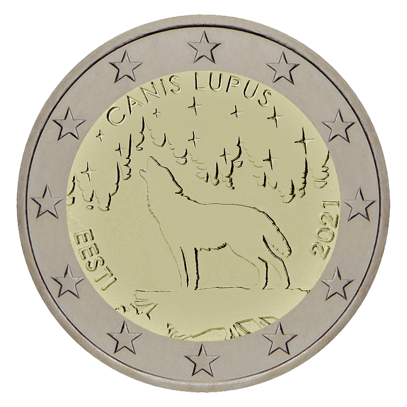 2 euros Estonie 2021